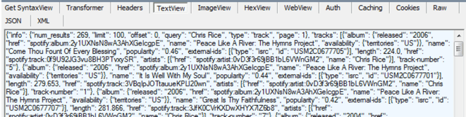 Minified JSON isn't exactly human readable